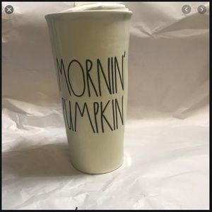 Rae Dunn Mornin Pumpkin Fall Tumbler